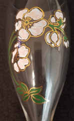 Perrier Jouet Hand-Painted Belle Epoque – Champagne Glass / Flute – 7-1/2&Prime; Tall