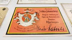 Vintage wine label Lot of 9 German 1962, 1966, 1967