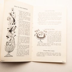 Vintage Taylor Wine Company Come For Cocktails Drink Appetizers Recipies 1958