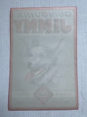 1920-30&rsquo;s Quinquina Jimmy French Wine Label w/ Dog