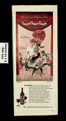 1946 Italian Swiss Colony Puppets California Wines Paint Vintage Print Ad 24075