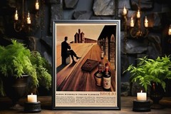 1963 Baron Ricasoli Brolio Italian Classic Wines Vintage PRINT AD Alcohol