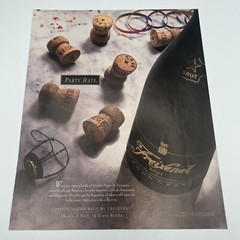 1995 Freixenet Cordon Negro Brut Sparkling Wine Print Ads 8.5&Prime;x11&Prime; 2 ad lot