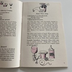 Vintage 1968 Dine With Wine Recipe Booklet – Taylor Wine Co