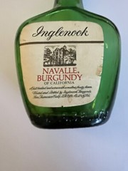 American Airlines Inglenook Napa Valley Petite Navalle Burgundy Bottle 70’s-80’s