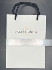 Moet & Chandon Champagne Gift Bag -Embossed Moët Crown 1743 Logo