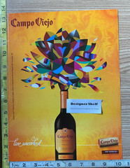 Campo Viejo Rioja Wines Award Uncorked 2016 Magazine Print Advertisement