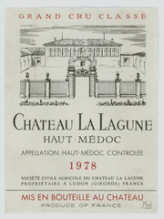 Chateau La Lagune Wine Label Lot of 3 Labels 1966 1978 1982 France French