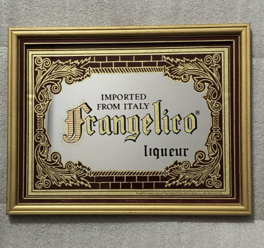 Rare Vintage Frangelico Liqueur 18&Prime;x14&Prime; Mirror Sign Bar Collectible Man Cave