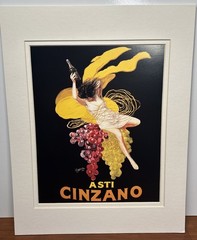 Lot Of 4 Leonetto Cappiello And T. Doughty Art Prints Double Matted 11×14/8×10