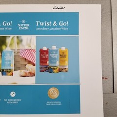 Sutter Home Wine Advertising Preproduction Art Juice Box Twist Go 2006