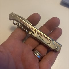 The Christian Brothers Wine Tool Folding Corkscrew/Knife Blade/Opener Italy