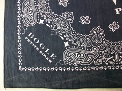 Wine Promo Bandana Blue Scarf Petite Sirah Patrol Bogle Vineyards Star Paisley