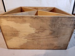 Vintage Ernest & Julio Gallo Wine Wood Bottle Crate Advertising Display 20 X 20&Prime;