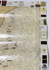 Napa Valley Winery Trail VTG Expedition Poster 18×24&Prime; California Vineyard Map