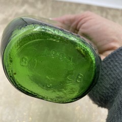 American Airlines Inglenook Napa Valley Petite Wine Bottle Green Rare Decor 6&Prime;