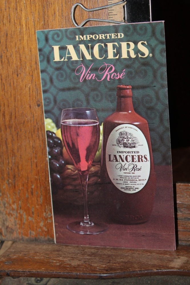 Vintage 1970&rsquo;s Lancers Vin Rose Wine Brochure