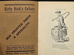1930&rsquo;s Dirty Dicks Ye Olde Port Wine House – London Promotional History Booklet