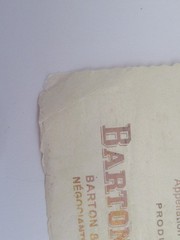 Vintage 1969 Barton and Guestier Pouilly-Fume Wine Label France