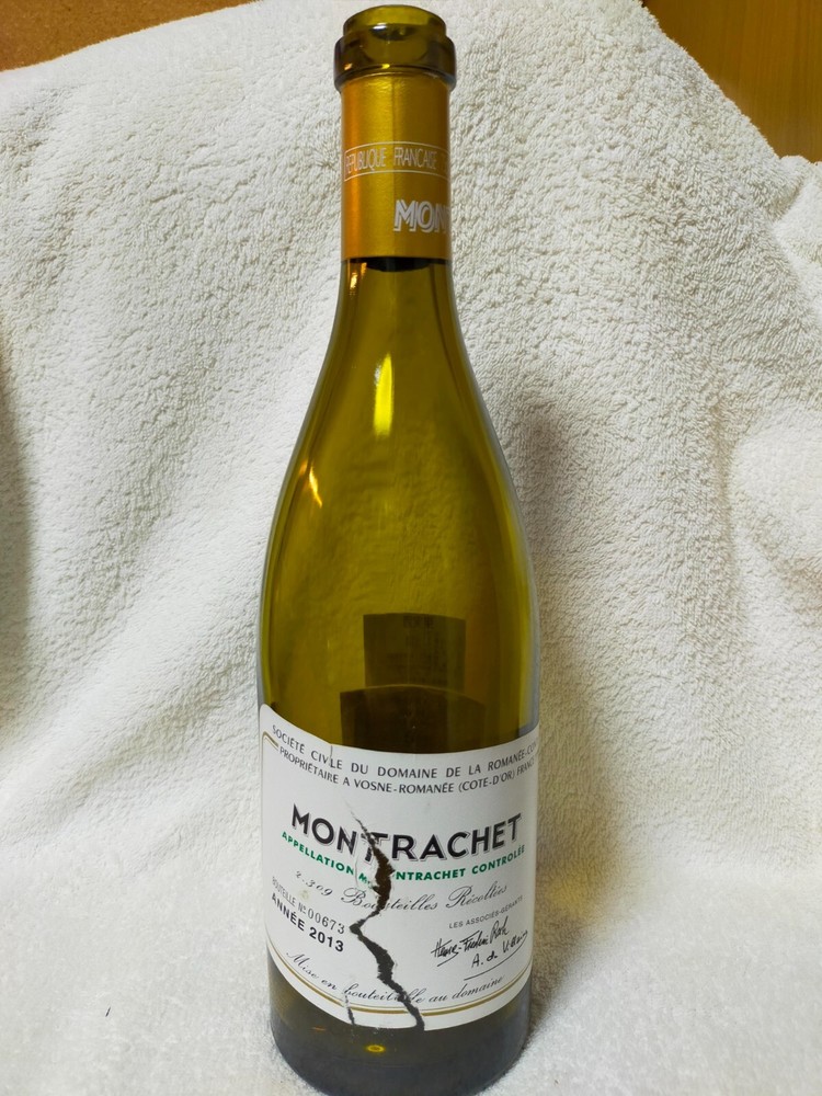 DRC ROMANEE CONTI Corton Charlemagne 2013 Glass Bottle (empty) From Japan