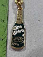 Perrier Jouet Fleur de Champagne Belle Epoque Promo Pendant Keychain Fob Enamel