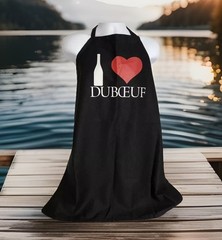 Beaujolais Nouveau Black Chef Apron Duboeuf Wine Bottle Heart Dad Gift Imperfect
