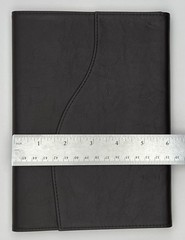 Ruinart Champagne Brown Leather Notebook Cover, Notepad & Giftbag – Luxury