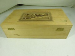 Vtg KUPFERBERG MAINZ WOODEN PRESENTATION BOX for 2 bottles