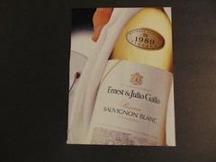1992 Ernest & Julio Gallo Sauvignon Blanc Reserve 1989 vintage art print ad