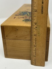 Carlos 1 Brandy Wooden Box Pedro Domecq Spain 12 1/4&Prime;x4 3/8&Prime;x3 3/4&Prime; Box Only