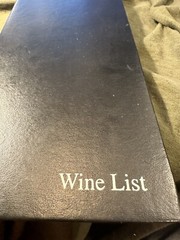 Vintage Wine List – Yardz Bar & Grill. 11.5 inches tall. Multiple listed..