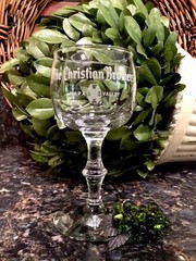 Vintage Set of (4) CHRISTIAN BROTHERS Wine Glasses 4 oz Napa Valley ~ PRISTINE!
