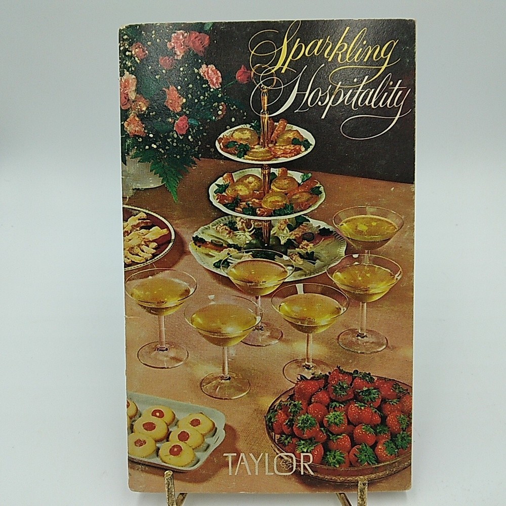 VTG Taylor Wines Sparkling Hospitality Libration Drinks Receipt Booklet 1960s