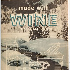 12 Cool Drinks made with Wine. California Wine Advisory Board Recipe Brochure.