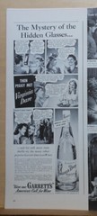 1941 magazine ad for Virginia Dare Wine – Mystery of the Hidden Glasses …