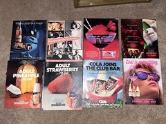 8 Lot Alcohol Wine Club Cocktails Advertisement Newsprint Pinup Pages 1982-‘93