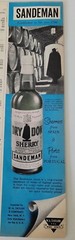 1952 Sandeman Dry Don Sherry bottle Shermes Spain Ports Portugal vintage ad
