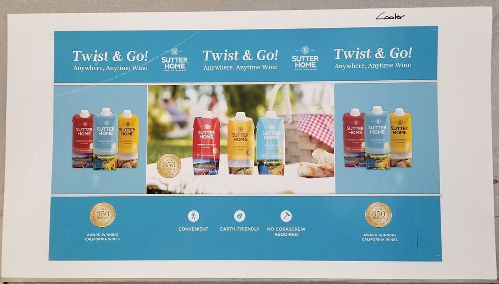 Sutter Home Wine Advertising Preproduction Art Juice Box Twist Go 2006
