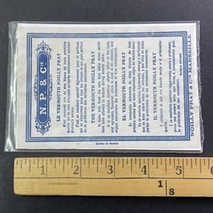 Vintage 1920s Noilly Prat Vermouth UNUSED FRANCE LEFT VARIANT Paper Label Q2194