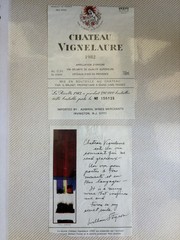 Vintage French Wine Label Archive 1978 Clos Vougeot Grand Cru Bordeaux 100+