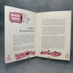 Vintage 1950s Mogen David Wine Recipe Booklet Cooking With Wine