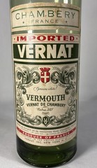 Vermouth Vernat De Chambery Extra Dry Bottle by Vernat Inc Empty Bottle. Rare