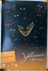 Veuve Clicquot Champagne Yelloween Giclee Print XL Poster – Rare!