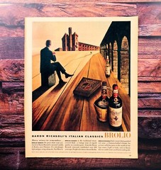 1963 Baron Ricasoli Brolio Italian Classic Wines Vintage PRINT AD Alcohol