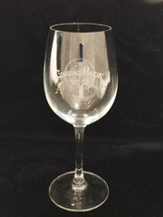 Cousino Macul – Santiago Chile – Wine Glass – White Artwork – 8&Prime; Tall – Rare