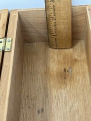 Carlos 1 Brandy Wooden Box Pedro Domecq Spain 12 1/4&Prime;x4 3/8&Prime;x3 3/4&Prime; Box Only