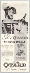 1937 Otard Cognac Brandy Frances 1 King Of France art Vintage Print Ad
