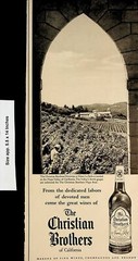 1958 Christian Brothers of California Napa Rose Wine Vintage Print Ad 4845