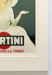 MARTINI & ROSSI VERMOUTH REPRODUCTION PRINT ON 11X14 MATTE BOARD