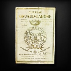 Château Gruaud-Larose 1949 Original French Wine Label Red Bordeaux